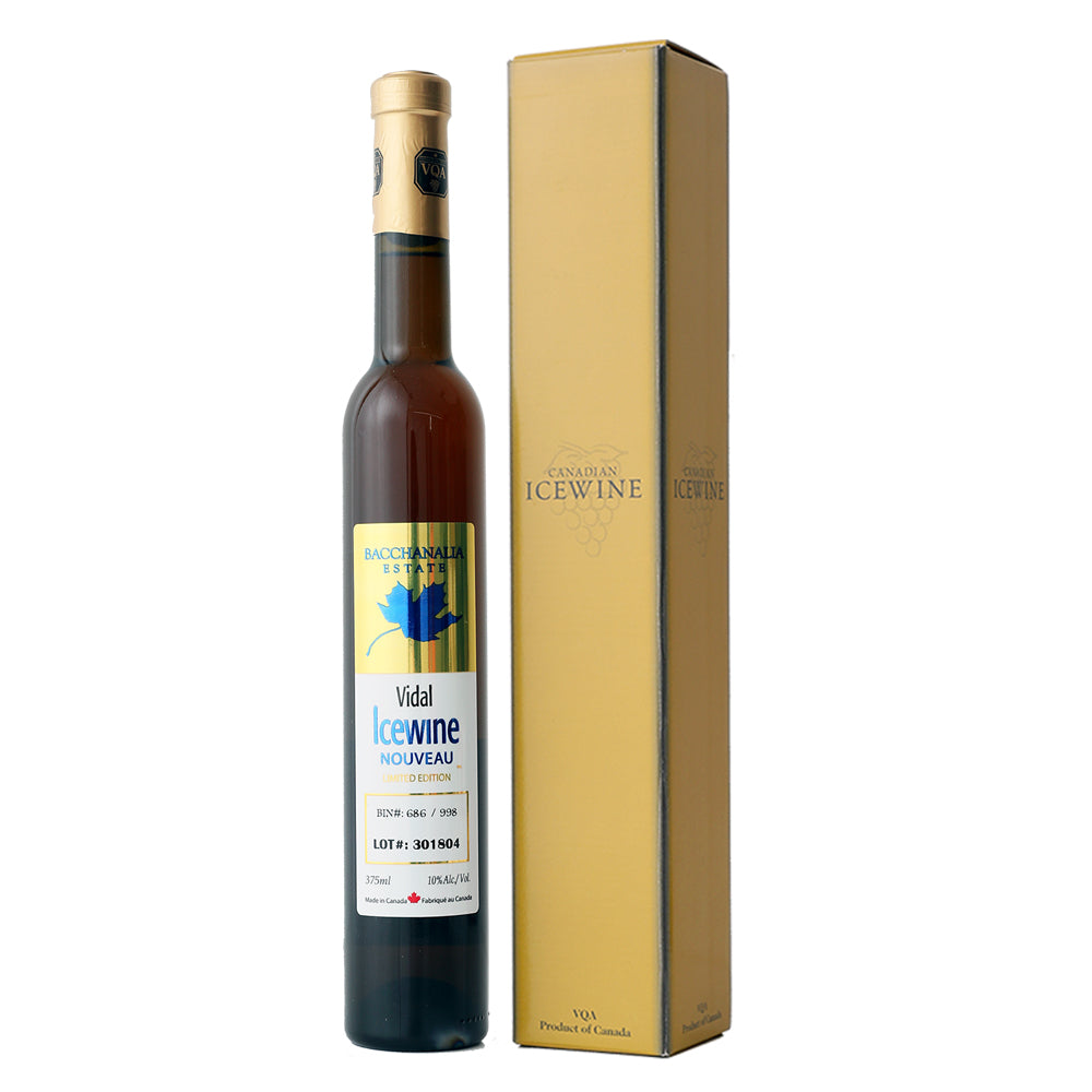 【新品】Vita ICEWINE VIDAL 375ml Bacchanalia Vidal White Icewine Nouveau 375ml – Cheena Shop