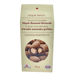 Maple Syrup Chocolate Almonds With Cocoa 100g