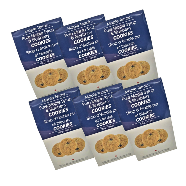 Maple Syrup & Blueberry Cookies 10 Individually Wrapped per 100g