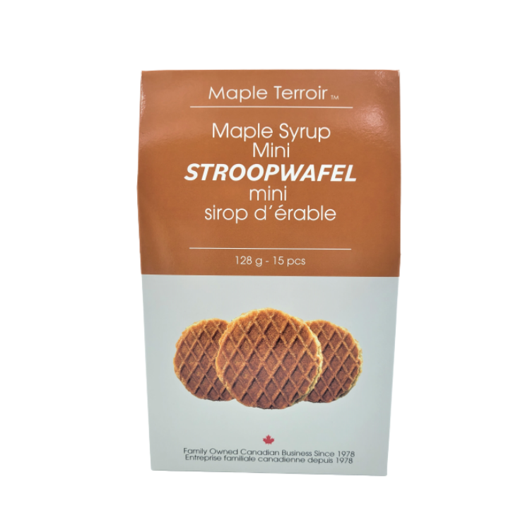 Maple Syrup Mini Stroopwafels 128g